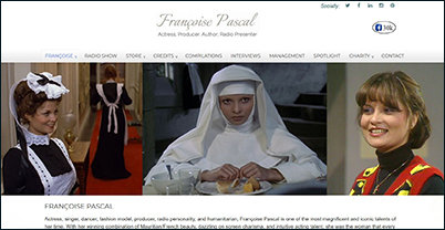 Françoise Pascal Actress, Producer and Author website